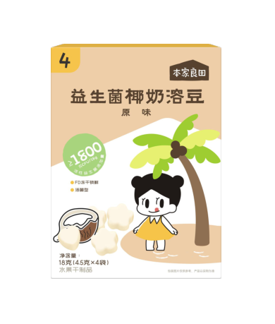 本家良田益生菌椰奶溶豆 本家良田益生菌椰奶溶豆